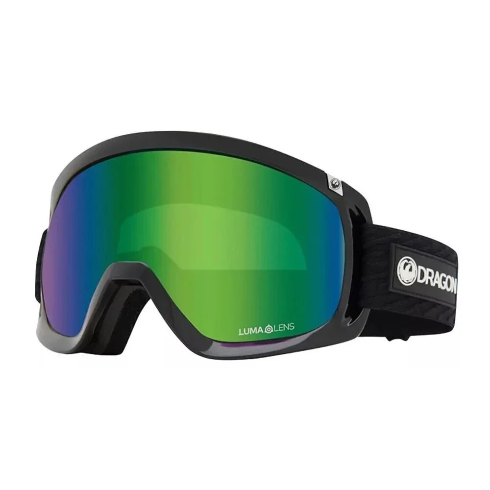 D1 OTG with Bonus Lens Goggles in Black/Green | Dragon Alliance NIB